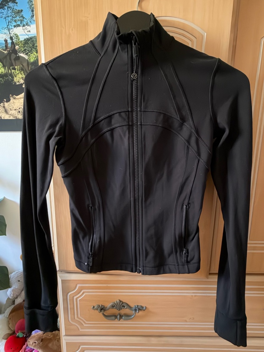 lululemon Cropped Black Define Jacket